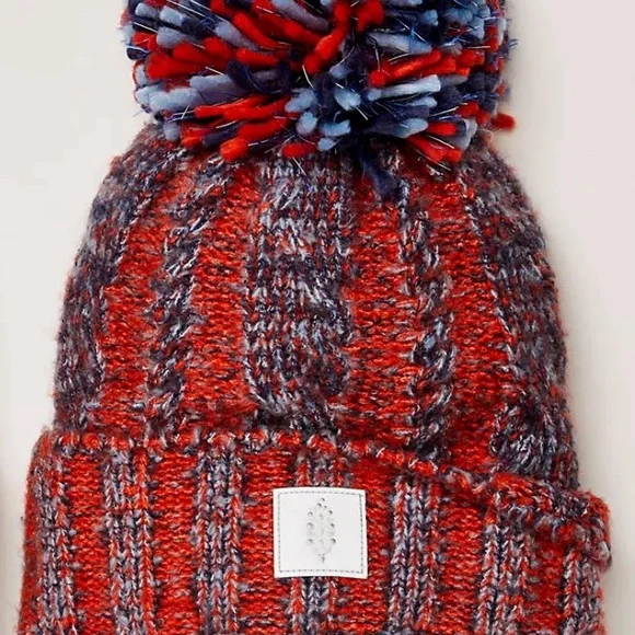 Gorgeous, Free People Pom Party Reflective Beanie❤️ - Picture 4 of 8